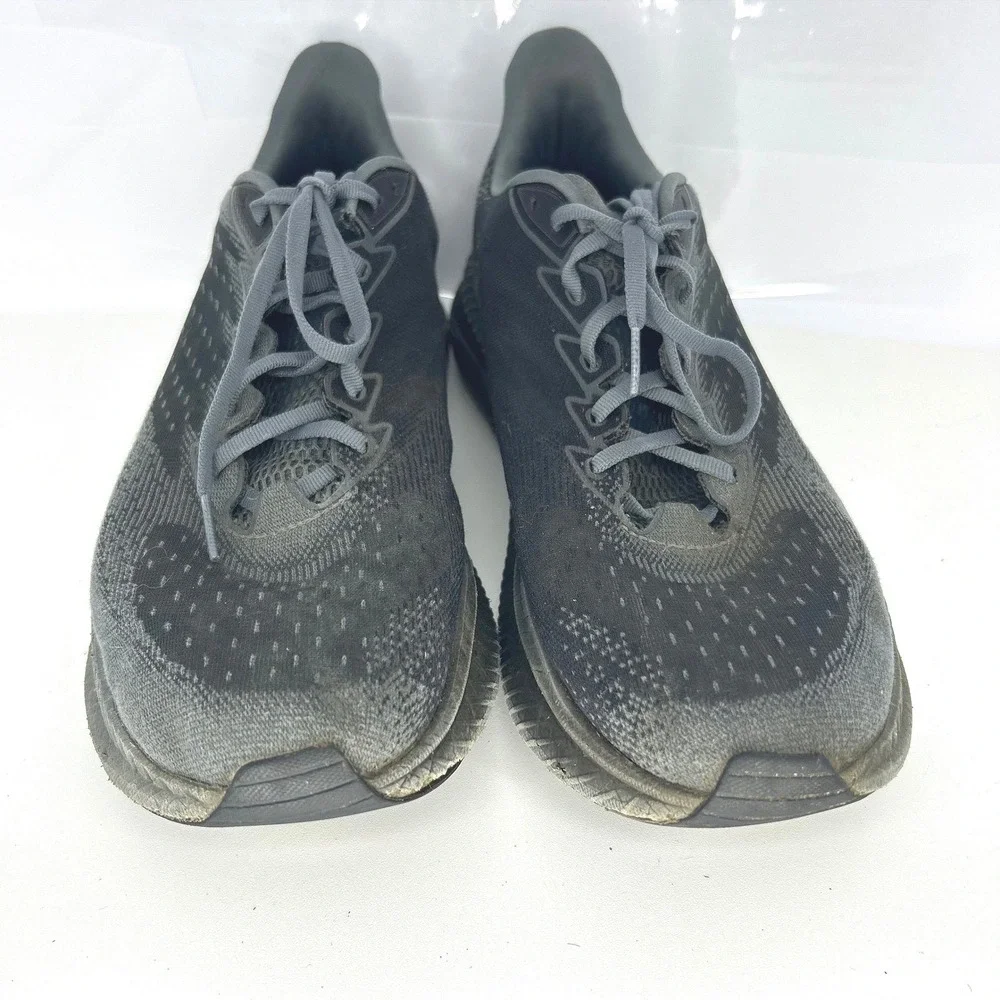 Hoka Gorpcore Mach 6 Running Shoes Size 12 D Black Athletic Sneakers Gym Comfort